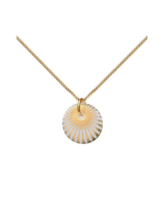 Splash halskæde. Golden Glow. Forgyldt sterling sølv. Scherning København