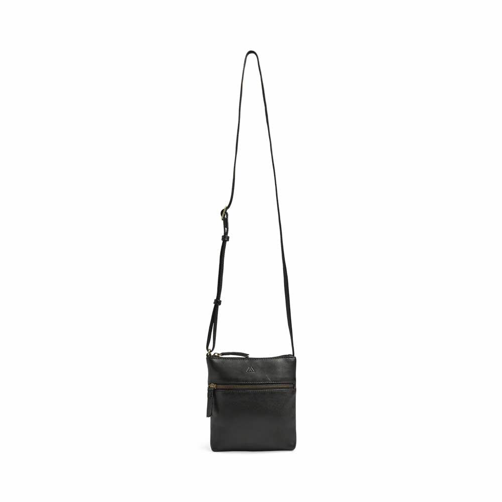 ArloMBG Crossbody tasker. Vintage. Sort. Læder. Markberg