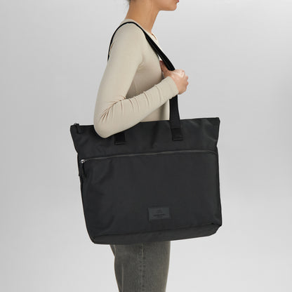 CommuteMBG Shopper. Unisex. Black. Recycled polyester. Markberg