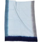 Dip It tørklæde til kvinder. 100% uld og cashmere. Aflangt. Blå. Bella Ballou