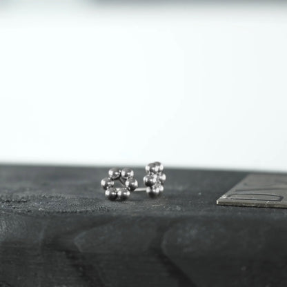 Passion Waterproof Circle Ball Earrings. Silver plating. Danish Copenhagen