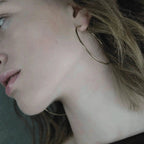 Passion Waterproof Hoop. 18K gold platinum. Dansk Copenhagen