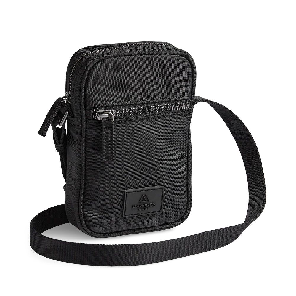 StateMBG Mini Crossbody Mobiltasker. Sort. Recycled polyester. Unisex. Markberg