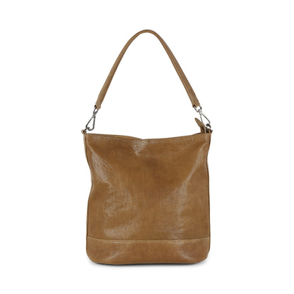Ulrika lædertaske. Brun cognac. Markberg