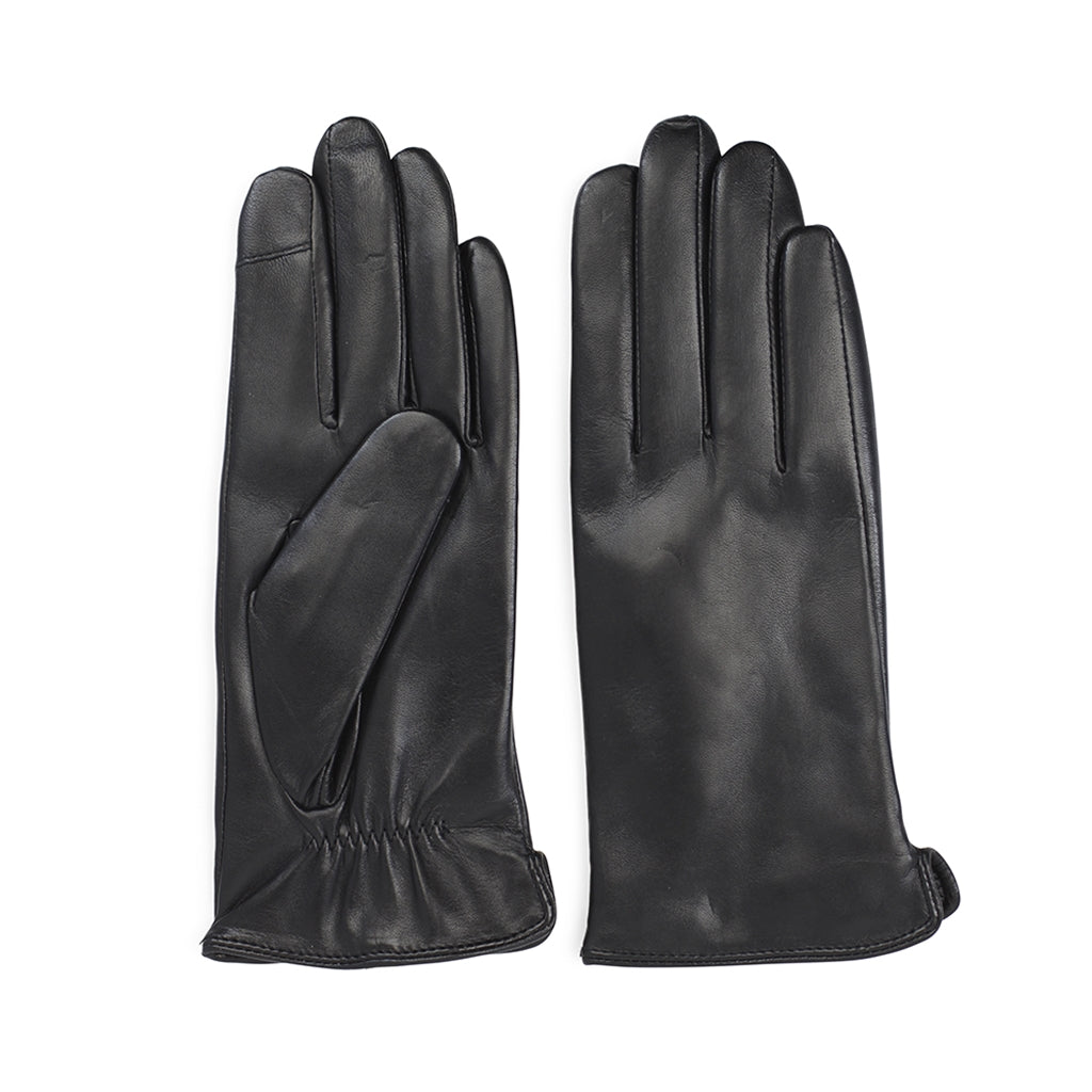Smilla Glove damehandsker. Sort. Læder. Markberg