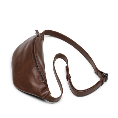 Bæltetaske Pixie bumbag, mavetaske. Antique læder