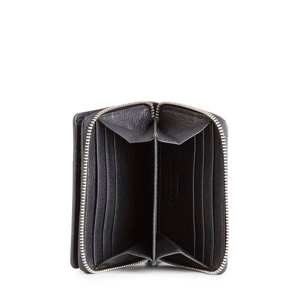 Wallet KaiaMBG Wallet. Leather Grain. Black. Markberg 