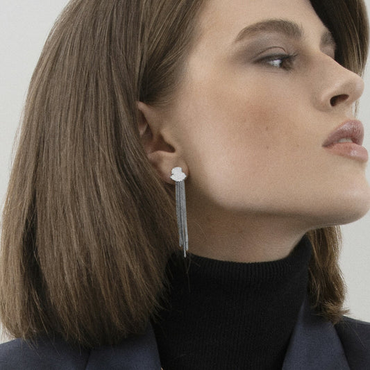 Amelia Mini Chain ørering Sølvbelagt. Dansk Copenhagen