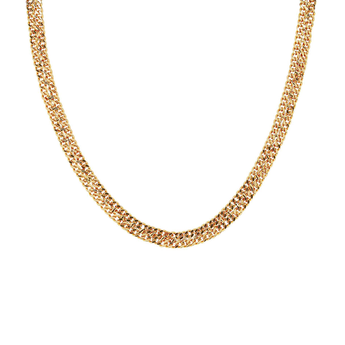 Infinity Double necklace. Gold plated. Danish Copenhagen