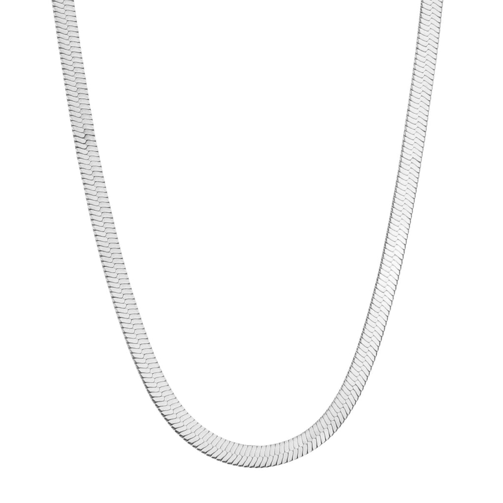 Joy Waterproof Snake Necklace. 4 mm. necklace. Silver plating. Danish Copenhagen