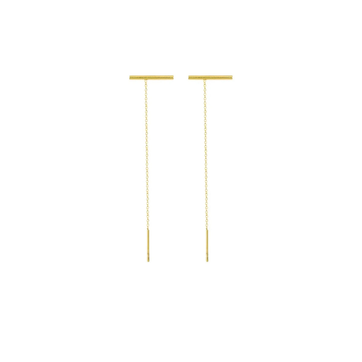 Joy Waterproof Chain Stick øreringe. 18K guld plating