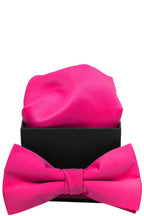 Spring Raspberry bow tie with decorative cloth. Raspberry red. Connexion Tie