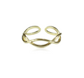Twisted ring in gold. Adda. Everneed