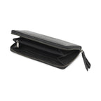 Wallet GrithMGB wallet. Snake structure. Leather. Black. Markberg